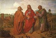 Joseph von Fuhrich The walk to Emmaus oil on canvas